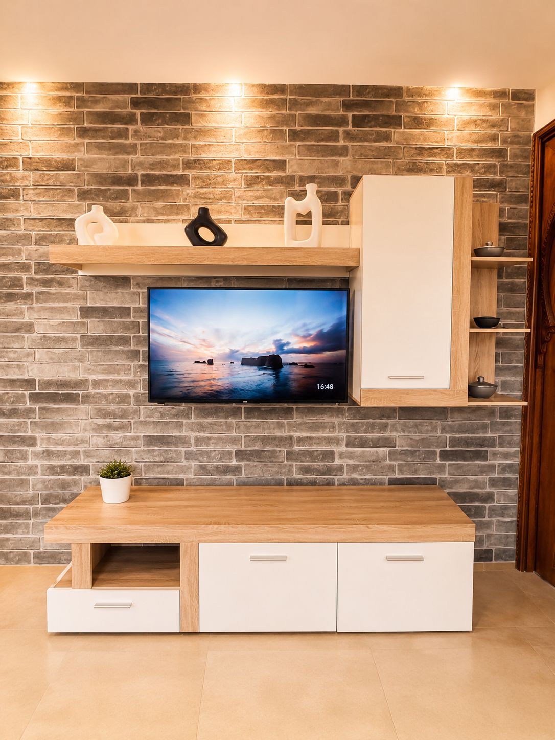 Chambre seconde avec art mural